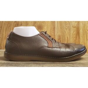 Sperry Newman Oxford Dress Shoes Tumbled Brown Mens Size 11
